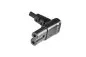 Mobile Preview: Euro plug type C to C7 90° down, 0,75mm², VDE, black, length 2,00m